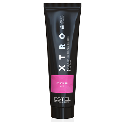 Пигмент прямого действия для волос XTRO BLACK Розовый 100мл
