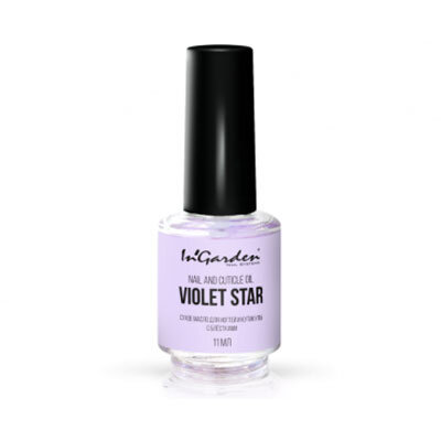 Масло для ногтей и кутикулы nail and cuticle oil violet star 11мл In'Garden