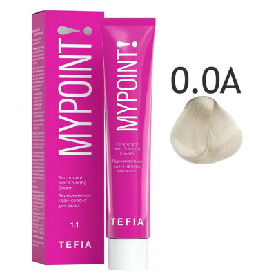 TEFIA MYPOINT Крем краска для волос 0.0A корректор для рассветления уровня тона 60мл