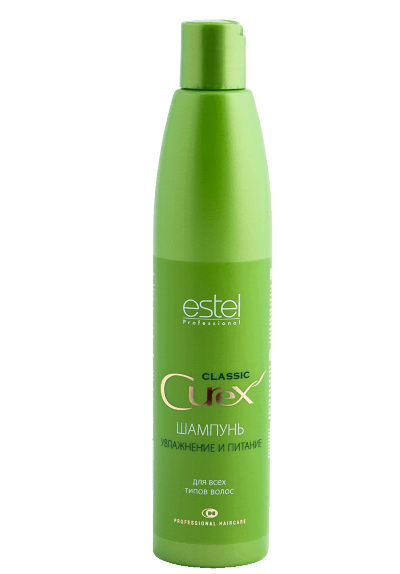 Шампунь Увлажнение и питание для всех типов волос ESTEL CUREX CLASSIC