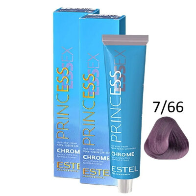 7/66 Крем-краска ESTEL PRINCESS ESSEX CHROME русый фиолетовый интенсивный 60мл