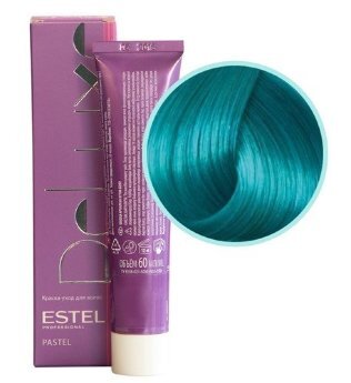 001 Краска-уход для волос ESTEL DE LUXE Бирюза Пастельные тона 60мл