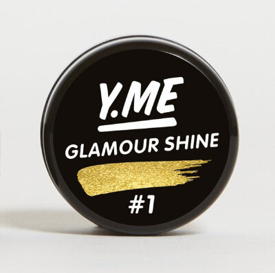 Y.ME Гель-краска gel paint glamour shine #1 gold 5гр