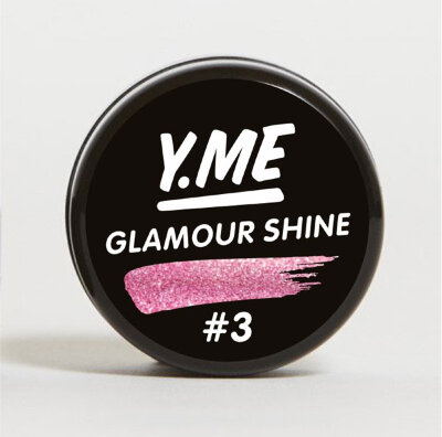 Y.ME Гель-краска gel paint glamour shine #3 pink 5гр