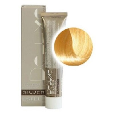 10/74 Крем-краска ESTEL DE LUXE Silver светлый блондин коричнево-медный для 100% седины 60мл