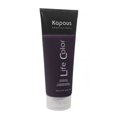 Бальзам оттеночный для волос Life Color Фиолетовый 200мл Kapous