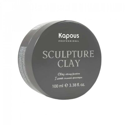 Глина для укладки волос нормальной фиксации Sculpture Clay 100мл KAPOUS