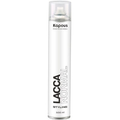 Лак для волос аэрозольный нормальной фиксации Locca Normal 500мл KAPOUS