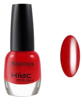 Лак для ногтей Hilac красный цвет 12мл KAPOUS