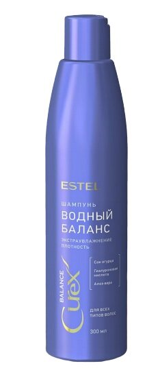 Шампунь Водный баланс для всех типов волос ESTEL CUREX BALANCE 300 мл