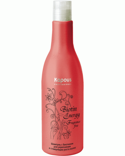 Шампунь с биотином для укрепления и стимуляции роста волос Biotin Energy 200мл KAPOUS