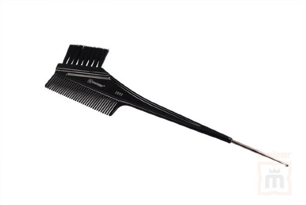 Meizer Кисть для окрашивания волос 2-сторонняя с металлическим крючком